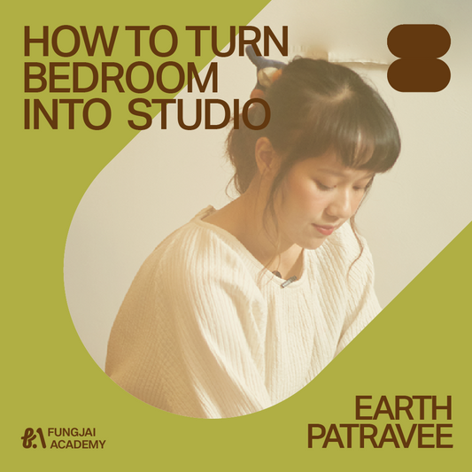 How To Turn Bedroom into Studio by Earth Patravee